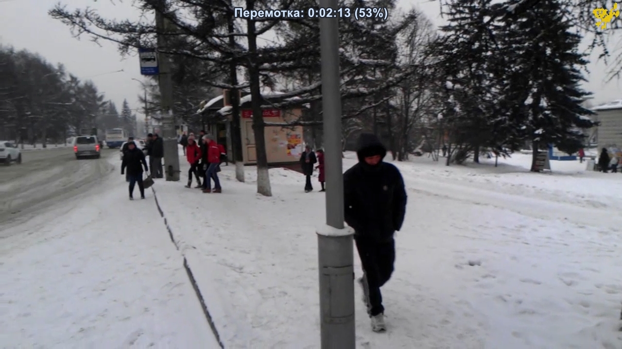 Снег в Академгородке 2013